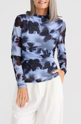 Brave+True Brave+True Salem Print Top