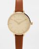 Breda Breda Beverly Leather Watch Gold/Brown One - 2