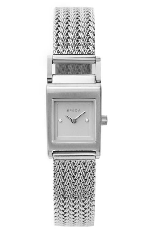 BREDA BREDA Revel Mesh Strap Watch, 18mm