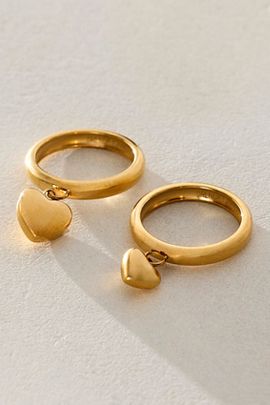 Brenda Grands Brenda Grands Double Puffy Heart Ring