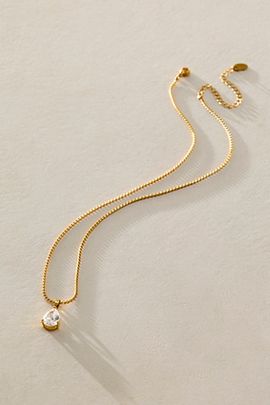 Brenda Grands Brenda Grands Pear Pendant Necklace