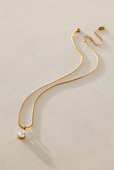 Brenda Grands Brenda Grands Pear Pendant Necklace