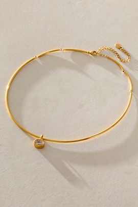 Brenda Grands Brenda Grands Structured Crystal Choker