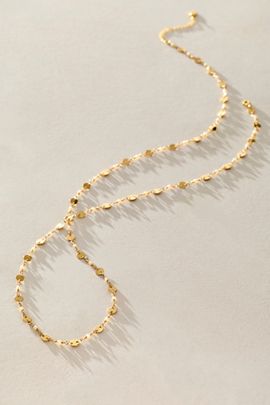Brenda Grands Brenda Grands Waterproof Pearl Coin Belly Chain