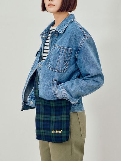 BRENDABRENDEN SEOUL Be Loved Cross Mini Bag - Check