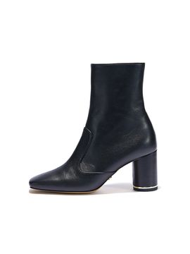 BRIANA Block Half Boots_Black