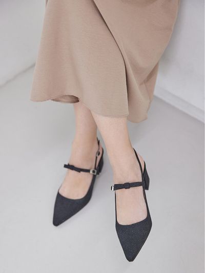 BRIANA Stiletto Ribbon Maryjane_Black Saffiano