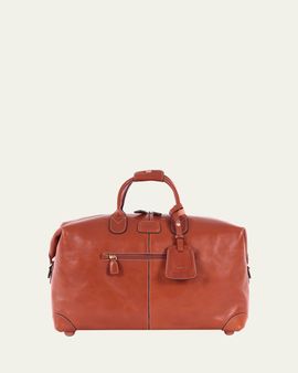Bric's Pelle Cognac 18" Cargo Duffel Luggage