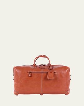 Bric's Pelle Cognac 22" Cargo Duffel Luggage
