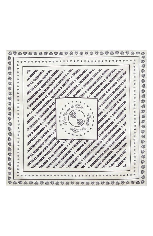 BRIDEMERCH BRIDEMERCH Here Comes the Bride Scarf