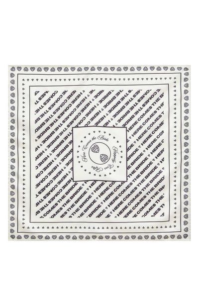 BRIDEMERCH BRIDEMERCH Here Comes the Bride Scarf