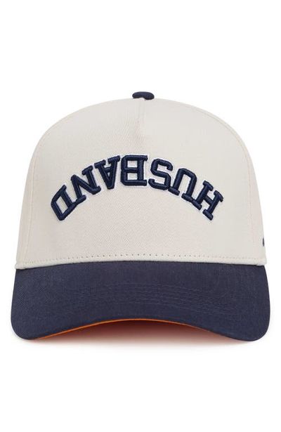BRIDEMERCH BRIDEMERCH Husband Collegiate Trucker Hat
