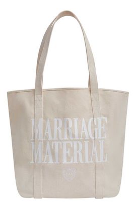 BRIDEMERCH BRIDEMERCH Marriage Material Collection Tote