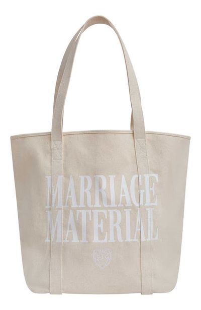 BRIDEMERCH BRIDEMERCH Marriage Material Collection Tote
