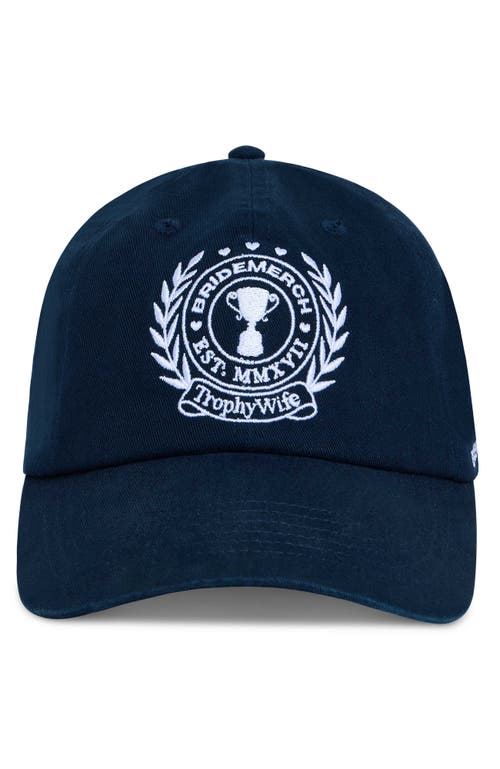BRIDEMERCH BRIDEMERCH Trophy Wife Crest Dad Hat