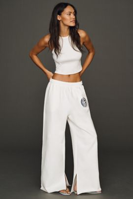 BRIDEMERCH Trophy Wife Wide-Leg Sweatpants