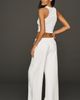 BRIDEMERCH Trophy Wife Wide-Leg Sweatpants - 3