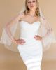 Brides & Hairpins Brides & Hairpins Adalet Crystal Embellished Elbow Veil - 1