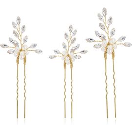 Brides & Hairpins Brides & Hairpins Agapi Set of 4 Pearl & Crystal Hair Pins