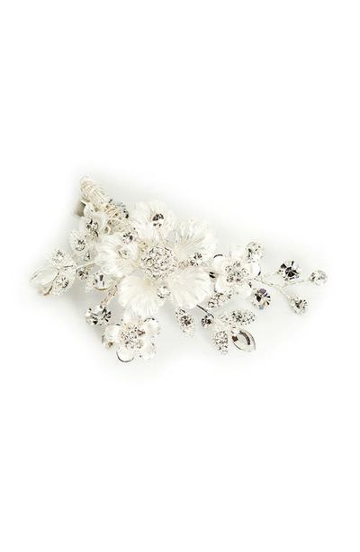 Brides & Hairpins Brides & Hairpins Alessandra Floral Crystal Clip