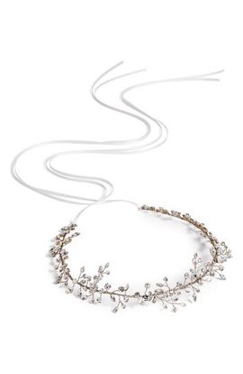 Brides & Hairpins Brides & Hairpins Bianca Crystal Halo & Sash