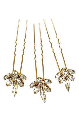 Brides & Hairpins Brides & Hairpins Coco Set of 3 Crystal Hair Pins (Nordstrom Exclusive)