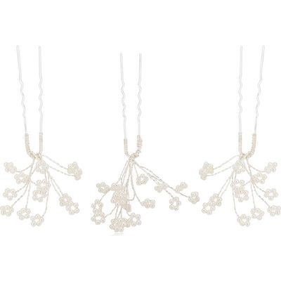 Brides & Hairpins Brides & Hairpins Gracie Set of 3 Imitation Pearl Hair Pins