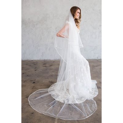 Brides & Hairpins Brides & Hairpins Iven Satin Edge Tulle Chapel Veil