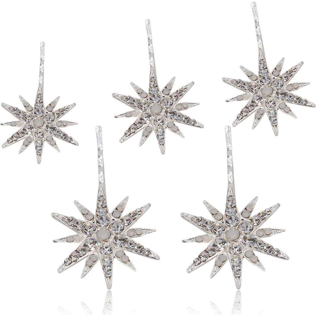 Brides & Hairpins Brides & Hairpins Nola Set of 5 Star Hair Pins