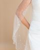 Brides & Hairpins Brides & Hairpins Verity Freshwater Pearl Edge Fingertip Veil - 2