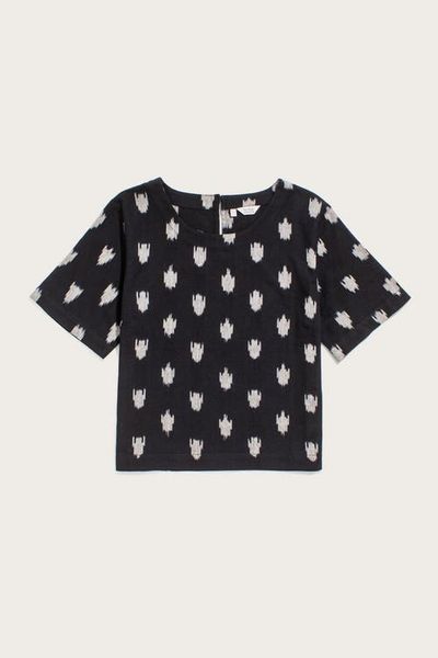 Bridge & Burn Bridge & Burn Leona Boxy Cropped Shirt