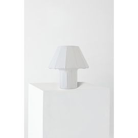 Brightech Brightech Celeste 12.6" LED Lightweight Table Lamp with Resin Fabric Shade, Bulb