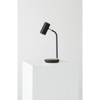 Brightech Brightech Ezra 16.5" Modern LED Reading Table Lamp with Built-in Wireless Charging Pad