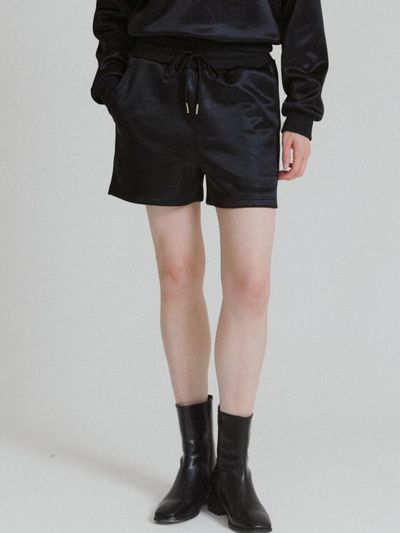 BRILLE MONTHS Shining Shorts [Black]