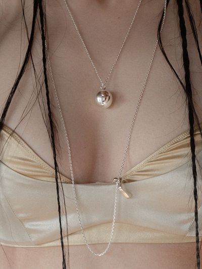 BRILLPIECE Ball universe necklace