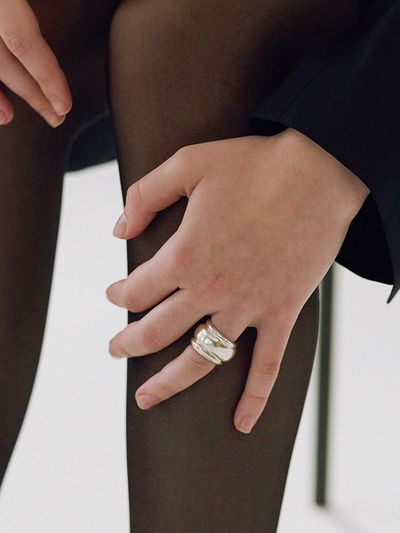 BRILLPIECE Classic bold ring