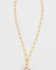 Brinker + Eliza Brinker + Eliza Augusta Necklace Gold/Shell One - 4