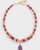 Brinker + Eliza Brinker + Eliza Coastal Muse Necklace Amethyst/Shell One - 2