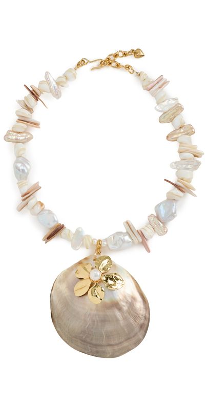 Brinker + Eliza Brinker + Eliza Emme Necklace Pearl/Shell One