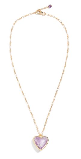 Brinker + Eliza Brinker + Eliza Lovey Necklace Amethyst One