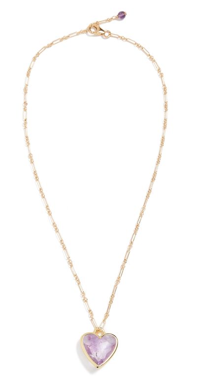 Brinker + Eliza Brinker + Eliza Lovey Necklace Amethyst One