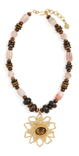 Brinker + Eliza Brinker + Eliza Remi Necklace Gold Multi One