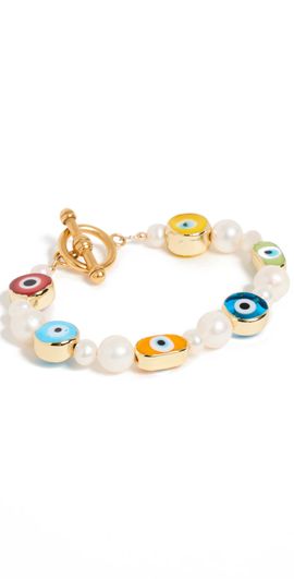 Brinker + Eliza Brinker + Eliza Rhea Bracelet Pearl Multi One