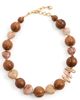 Brinker + Eliza Brinker + Eliza Sandy Cove Necklace Gemstone/Wood Multi One - 1