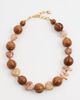 Brinker + Eliza Brinker + Eliza Sandy Cove Necklace Gemstone/Wood Multi One - 2