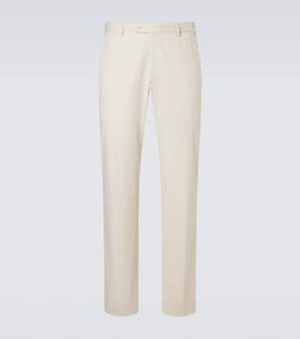 Brioni Brioni Cotton-blend straight pants