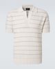 Brioni Brioni Embroidered cotton and linen polo shirt - 1