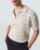 Brioni Brioni Embroidered cotton and linen polo shirt - 5