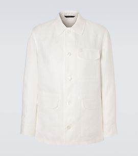 Brioni Brioni Linen and cotton jacket