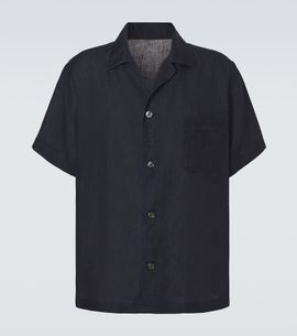 Brioni Brioni Linen bowling shirt
